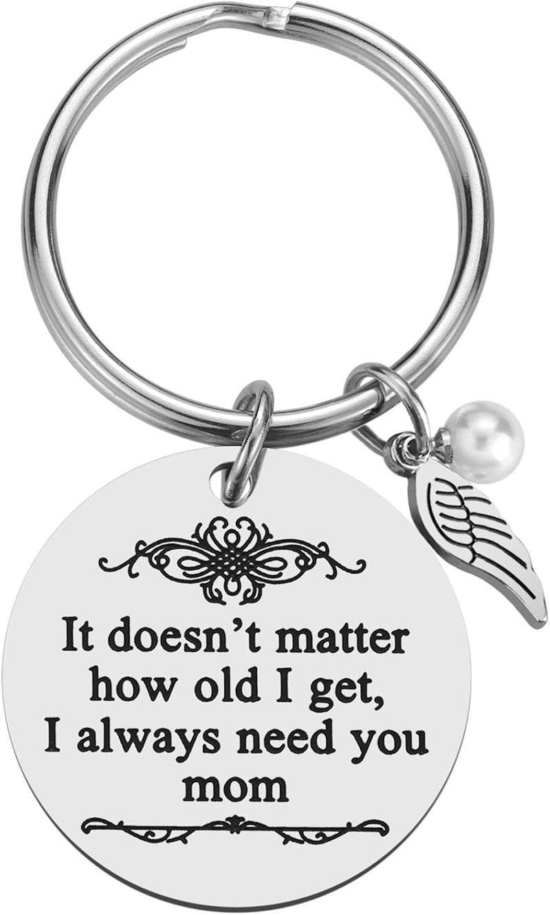 iJuqi Mother's Day Gifts from Daughter Son for Mom Birthday Valentine's Day Christmas Gifts Mom Keychain Mother Keyring - Image 1